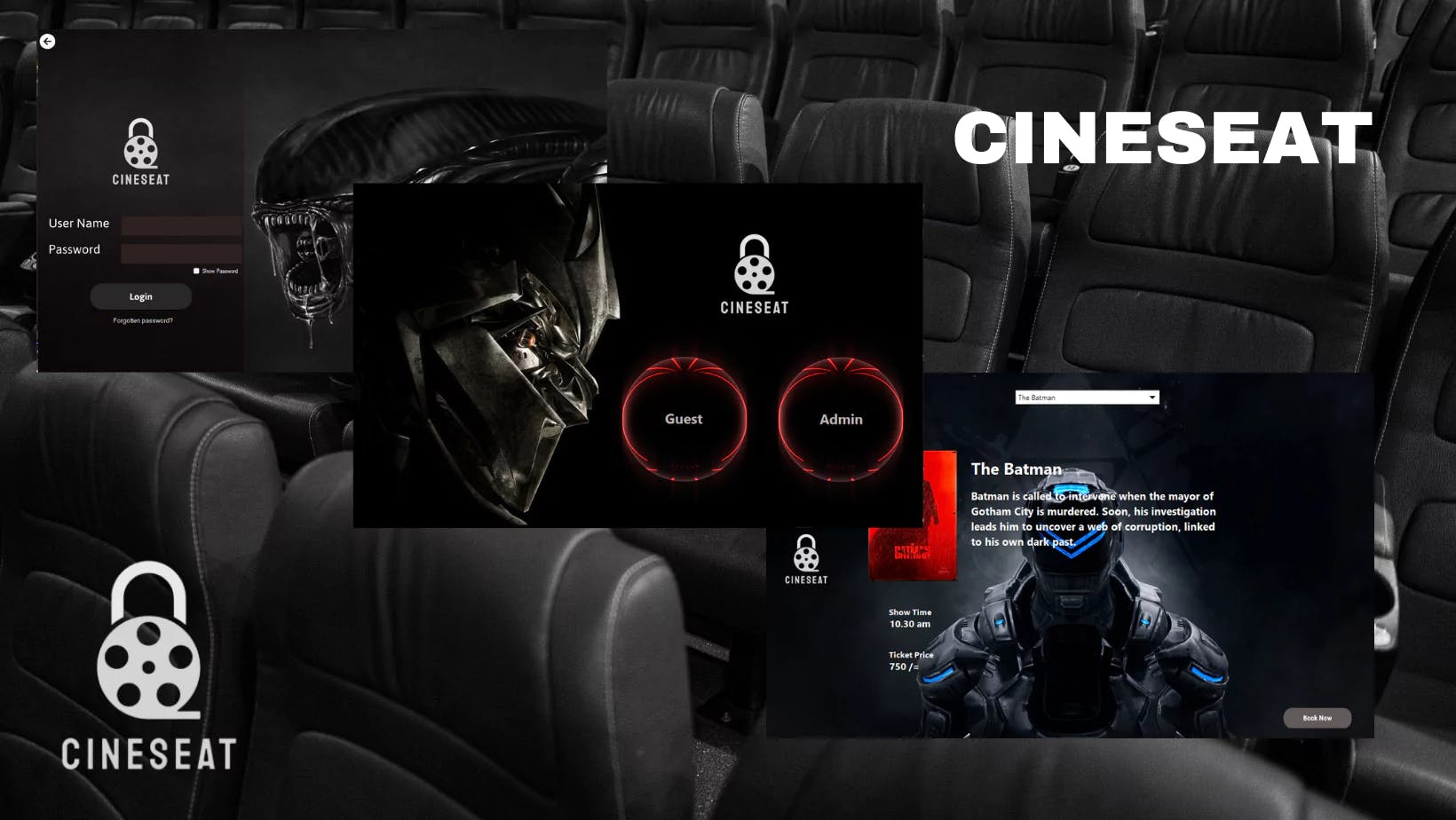 CineSeat - Movie Ticket Booking App